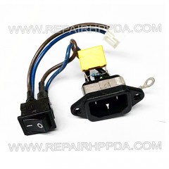 Power button with power connector replacement for Zebra 105SL Plus